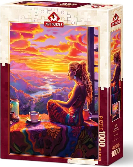Puzzel 1000 stukjes - Legpuzzel - Ontspanning thuis - Grote afbeelding - 68 x 48 cm - Multicolor