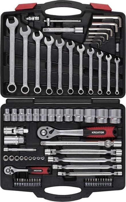 Kreator KRT500121 Dopsleutelset - 77 delig