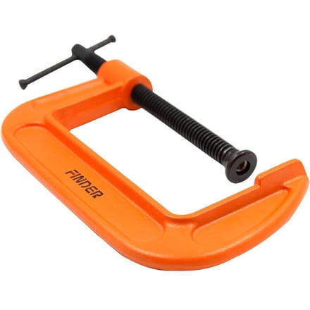 Premium Zware Verdikte G-Type Handklem met Koolstofstalen Stang(1 inch)