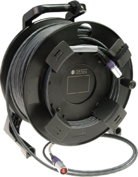 Klotz CAT-netwerkkabel zwart 100m 2x etherCON + RJ45 - Kabeltrommel