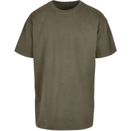 Build Your Brand - Heavy Oversized T-Shirt - Olive maat 5XL