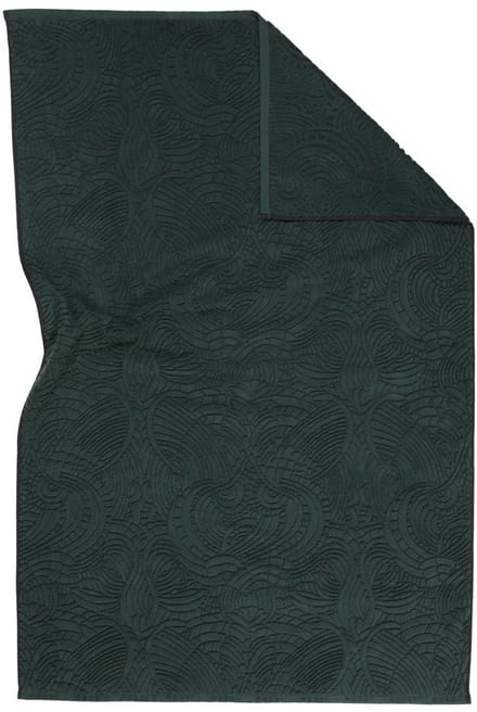 MOOOI Dodo Pavone - Douchehanddoek - Donker Groen - 100x150 / 40x49 Inch cm