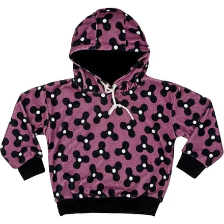 Velours kinder hoodie Raspberry Republic