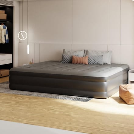 Luxe Zelfopblaasbaar Luchtbed met Pomp 200x160 cm - Snel Klaar Gastenbed