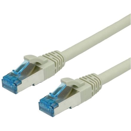 VALUE Patchkabel Kat.6A (Class EA) S/FTP (PiMF), LSOH, grijs, 10 m
