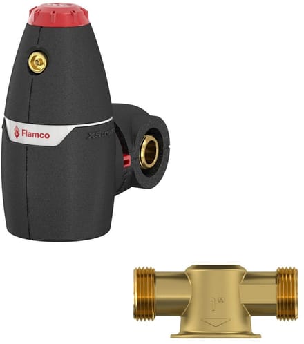 Flamco XStream Vent 1 1/4 M CV luchtafscheider reduceert warmteverlies - 11022