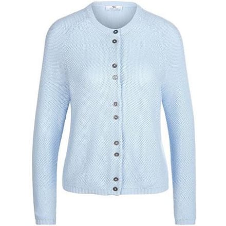Vest 100% SUPIMA®-katoen Van Peter Hahn blauw