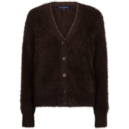 Red Button Rb fuzzy cardigan espresso