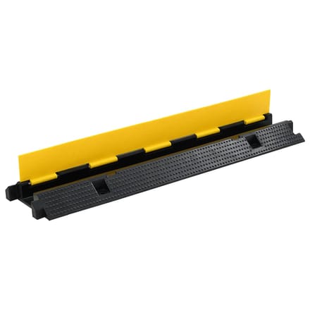 vidaXL - Kabelbeschermer - drempel - 1 - tunnel - 100 - cm - rubber
