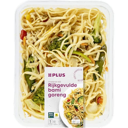 Rijkgevulde bami