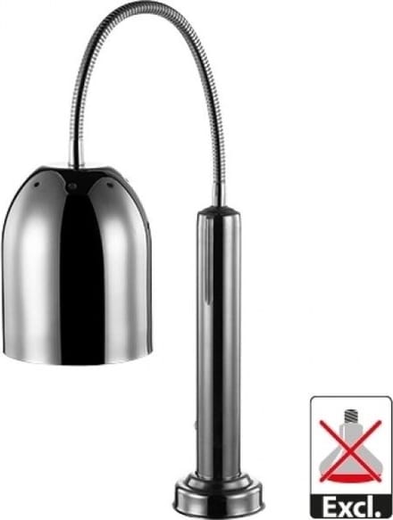 Warmhoudlamp, Enkel, Zilver, Horeca en Professioneel | CaterChef | 688255