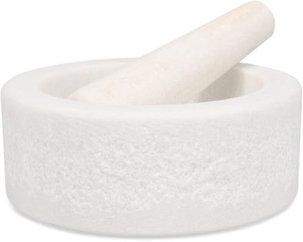 S|P Collection - Vijzel en stamper - 14xH10cm - white - Marbliss
