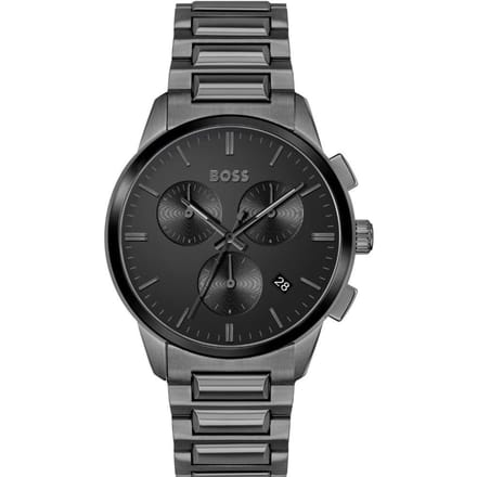 Hugo Boss Dapper 1513929 Chronograaf Herenhorloge 43 mm zwart