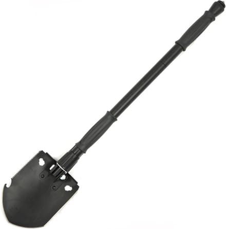 AB multifunctionele veldschep G3 met ABS handvat en nylon hoes, zwart