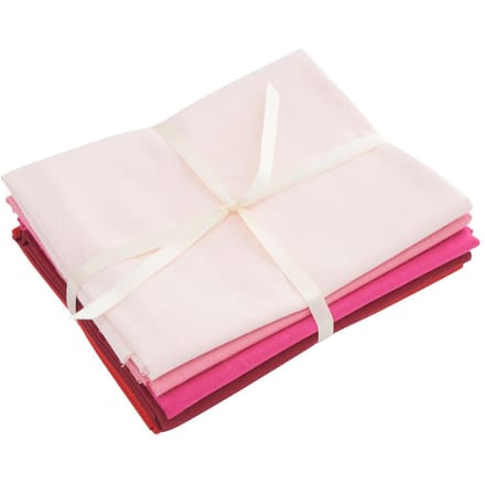 Stoffenpakket patchy uni "Roze-Rood