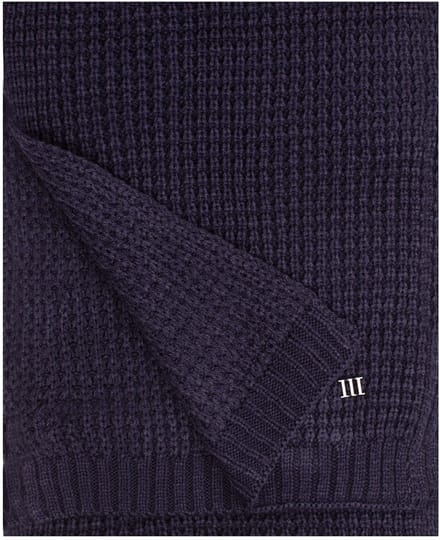 Tresanti - Sjaal Bergemere Donkerblauw - Mannen - Maat ONE
