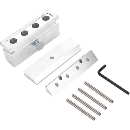 4 Holtes DIY Lippenstift Mal Aluminiumlegering Lippenbalsem Maker Tool (Drie Gebruik) white