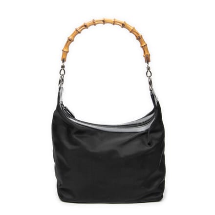 Bamboo Zip Hobo   schoudertas