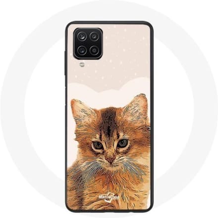 Samsung Galaxy A12 Hoesje Somalische kattenras