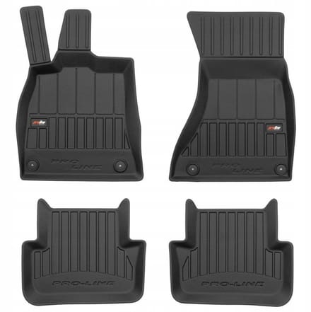 Frogum No.77 - Automatmatten passend voor Audi A4 B8 2008-2015 - 3D Korfmodel - TPE Rubber - Zwart