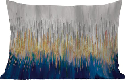 Buitenkussens - Tuin - Abstract - Schilderij - Olieverf - 50x30 cm
