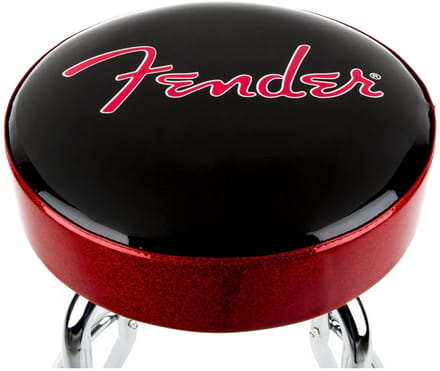 Fender Barstool 30" Red Sparkle Logo