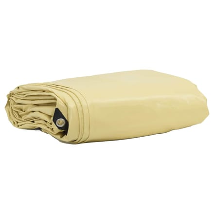 vidaXL - Zeil - 650g - / - m² - Beige - 3,5 - x - 5 - m - Canvas - met - PVC-coating