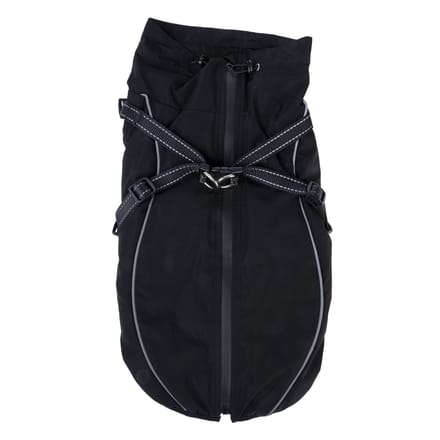 TIAKI Hondenharnas Arkon Zwart Ruglengte: 40cm