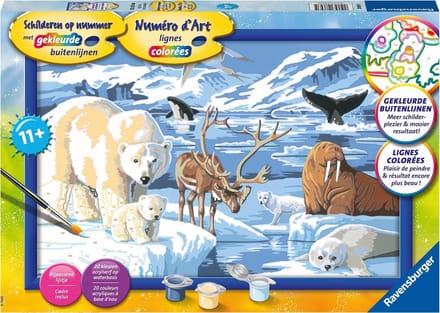 Ravensburger Schilderen op nummer Op het ijs