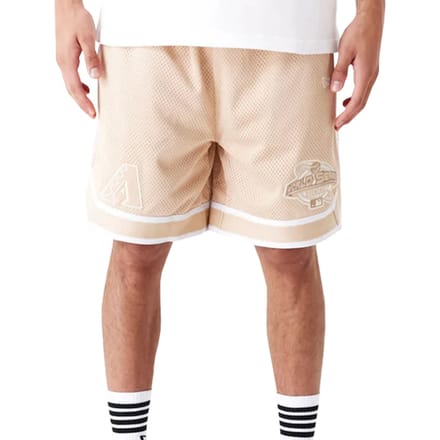 New Era Arizona Diamondbacks Mesh Korte Broek Beige