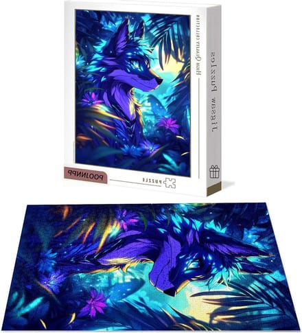 Houten Puzzel - Dieren Puzzel - Ontspanning Thuis - Gelabelde Achterkant - 1000 Stukjes - Multicolor