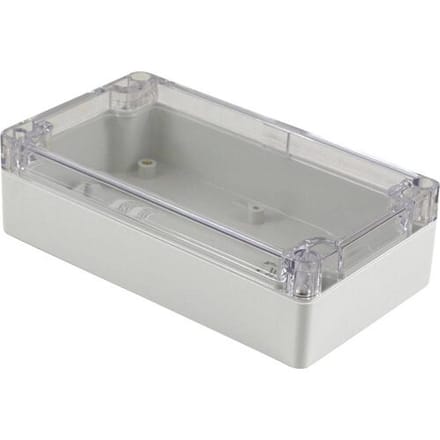 Hammond Electronics 1554JL2GYCL Universele behuizing 160 x 90 x 45 Polycarbonaat Grijs 1 stuk(s)