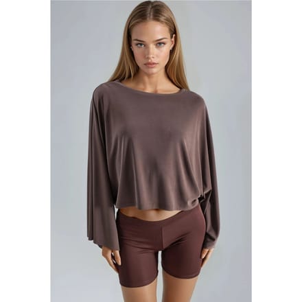 Losse Fit Bootneck Blouse