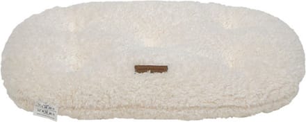 Animal Boulevard CURL PLUSH Ovaal Kussen - Kleur: Wit - Maat M: 75x55x7cm
