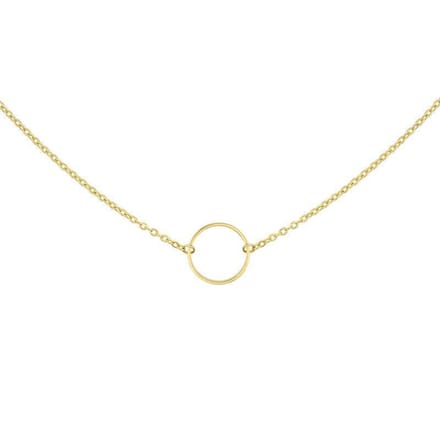 Mint15 Ketting Infinity Ring - Goudkleur RVS/Stainless Steel