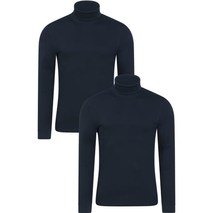 Mountain Warehouse Heren Meribel Thermo Top (Set van 2) (Marine)