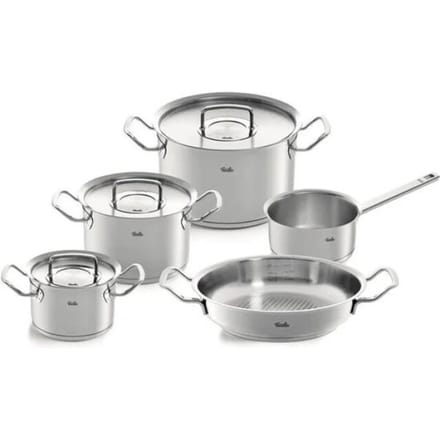 FisslerOriginal Profi Collection 5 Delig - Steelpan - Hapjespan - RVS deksels