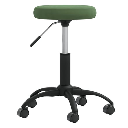 vidaXL - Massagekruk - fluweel - donkergroen