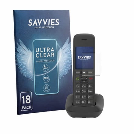 Savvies - Screenprotector voor Gigaset C575 - Folie Beschermfolie transparant 18 Stuks