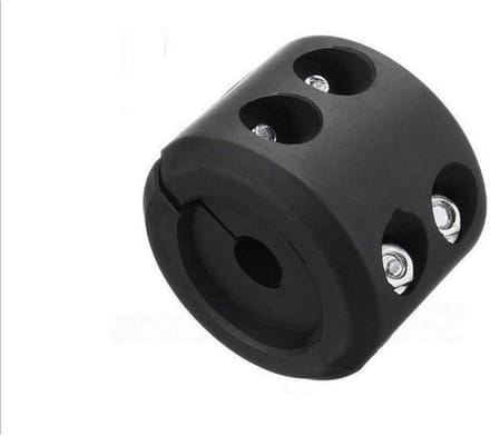 Lierkabel Haakstopper - Winch Accessoire - Bescherming Lier - Schokabsorberend Rubber - 2 5/8" Breed - Zwart