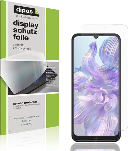 dipos – 4x Matte Beschermfolie geschikt voor Logicom Smart Pro | Krasbestendige & antireflecterende Screenprotector Ultra-Thin