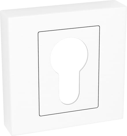 Witte Vierkante Deurschild Inleg QUBIK LK5_603A