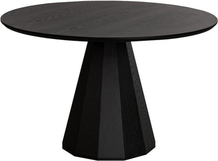 Kick eettafel Viggo - 120cm - Zwart