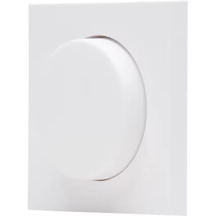 Kopp Athenis afdekking voor drukknopdimmer, arctisch wit, matte afwerking, 490632185