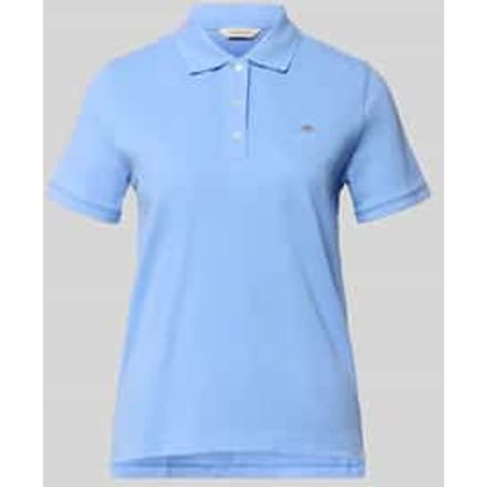 poloshirt met gestikt logo en polokraag