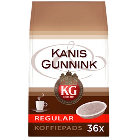 Kanis & Gunnink normale koffiepads - 36 stuks
