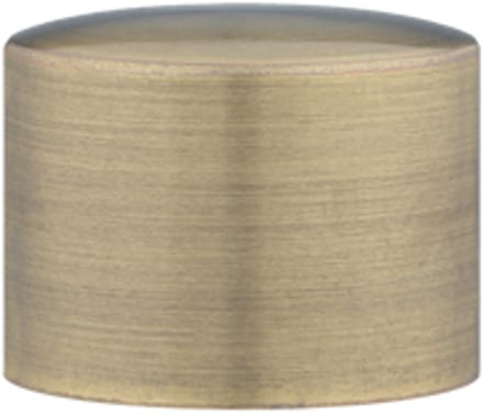 Einddop roede – Ø28mm – 2 stuks – brons