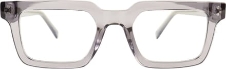 Montour Blauw Licht Bril - Zonder Sterkte - BLAKE - Vierkant Model - Grijs - Computerbril - Blue Light Glasses
