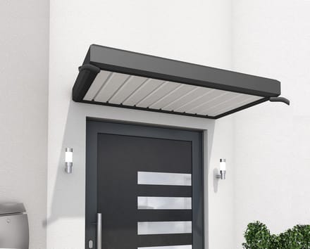 Deurluifel Nijmegen 150 x 90 x 14 cm aluminium antraciet - panelen wit