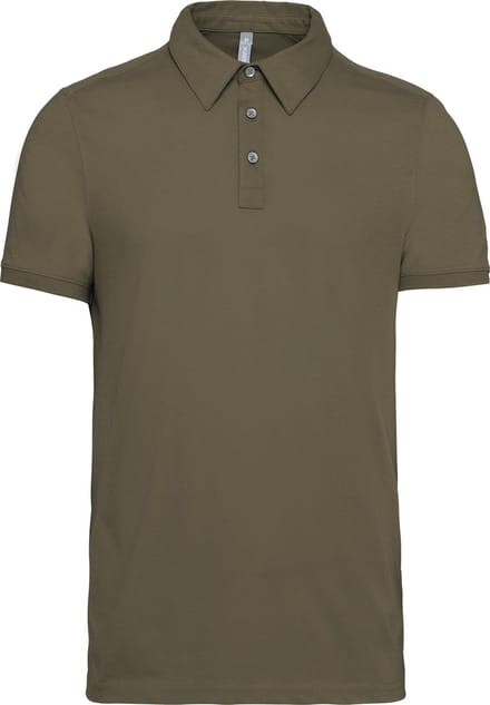 Kariban Herenpolo korte mouwen van jersey K262 - Light khaki - M